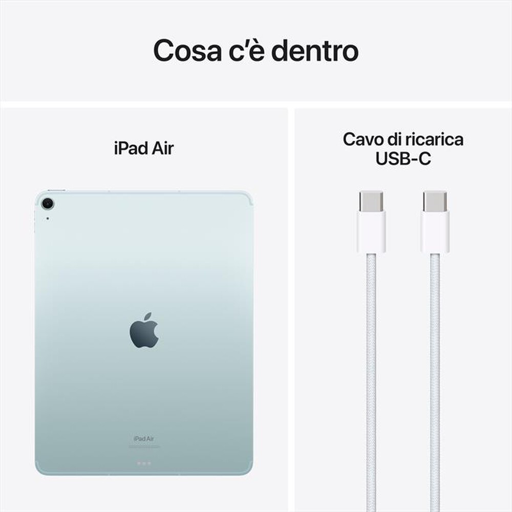 Immagine del prodotto APPLE - iPad Air 13'' Wi-Fi + Cellular 1TB-Blu