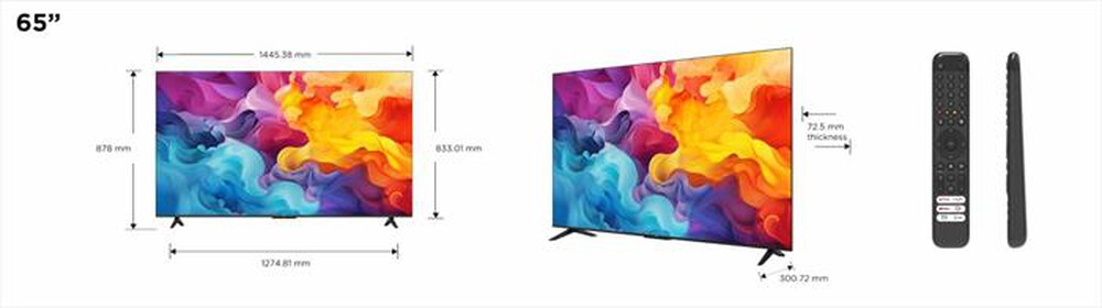 Immagine del prodotto TCL - Smart TV LED UHD 4K 65" 65P61B