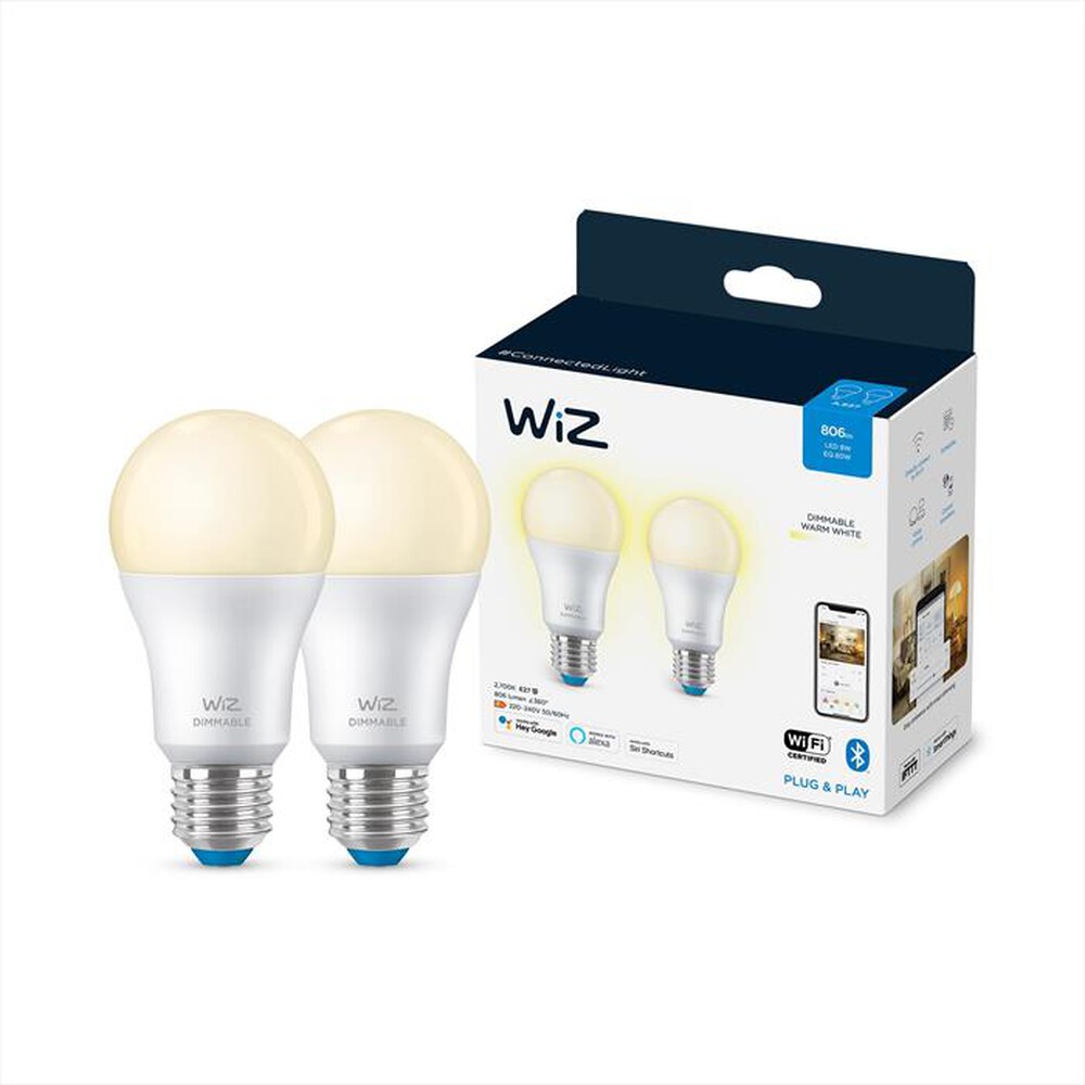 Immagine del prodotto WIZ - DIM 2X GOCCIA SMERIGLIATA 60W E27-White
