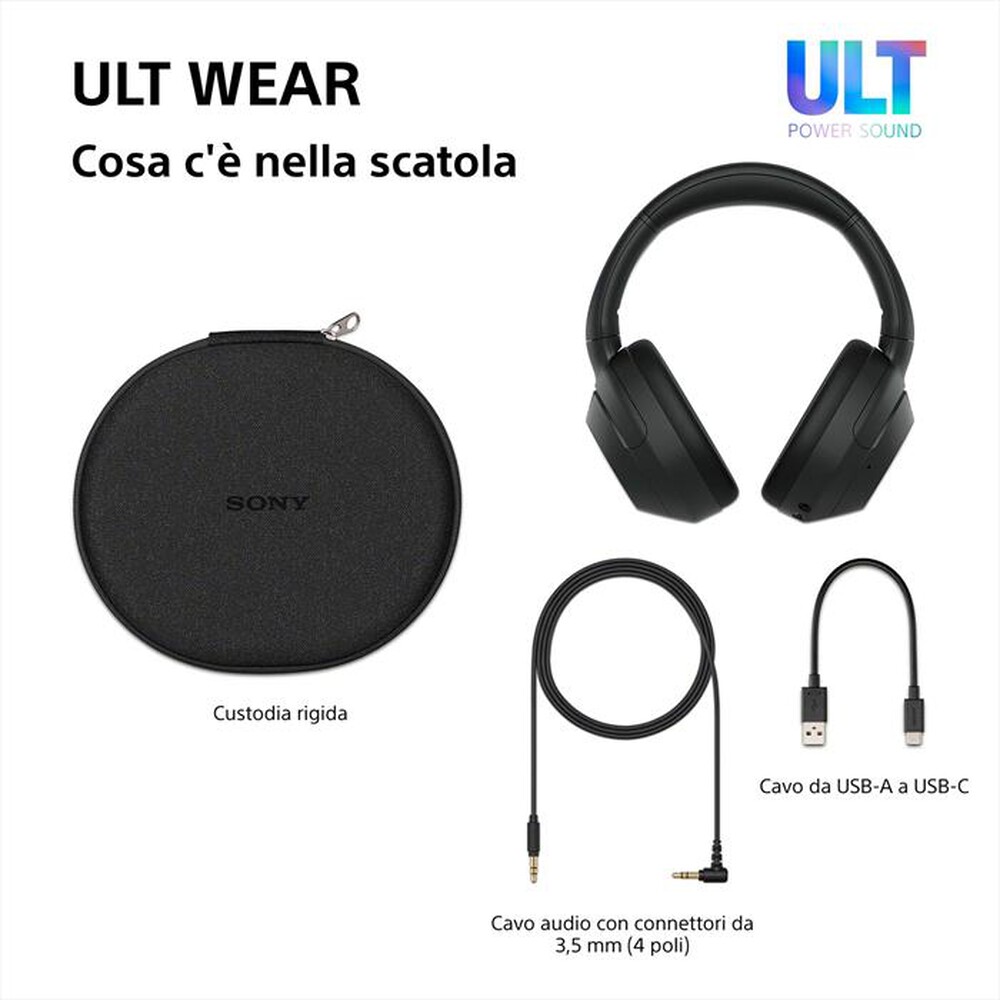 Immagine del prodotto SONY - Cuffie a padiglione chiuso WHULT900NH.CE7-Grigio Foresta