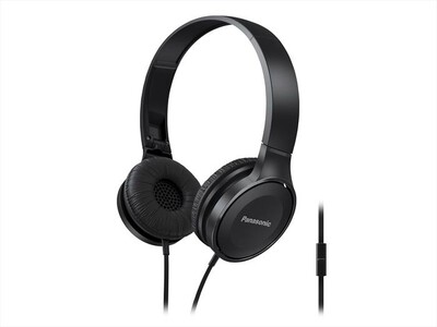 PANASONIC - Cuffie a Padiglione con cavo RP-HF100ME-K, con mic-NERO