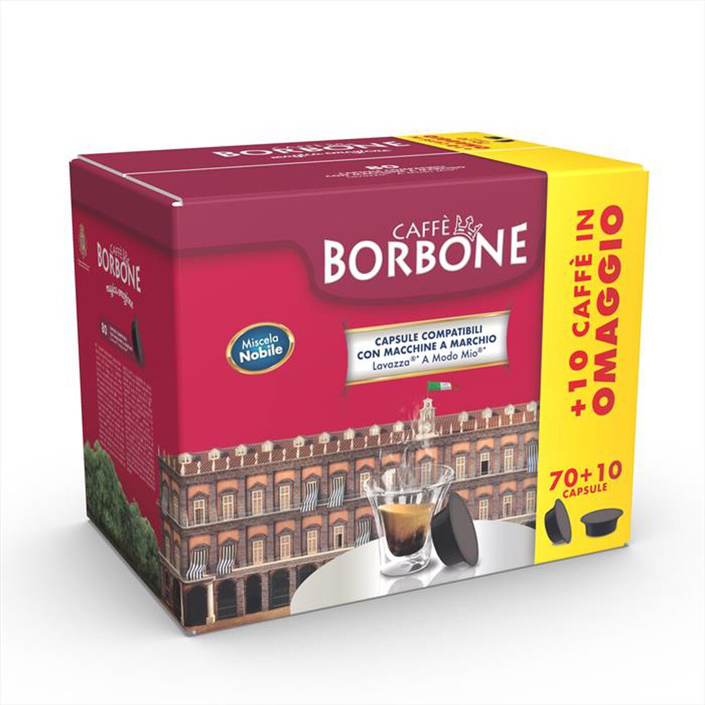 Immagine del prodotto CAFFE BORBONE - DON CARLO BLU NOBILE - A Modo Mio 80 Caps