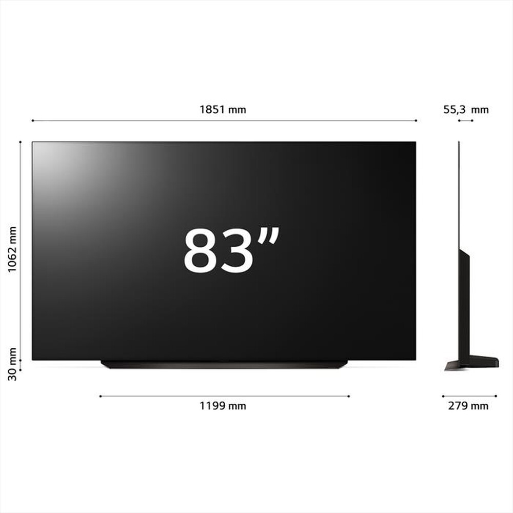 Immagine del prodotto LG - Smart TV OLED evo UHD 4K 83" Serie C4 OLED83C44LA-Marrone