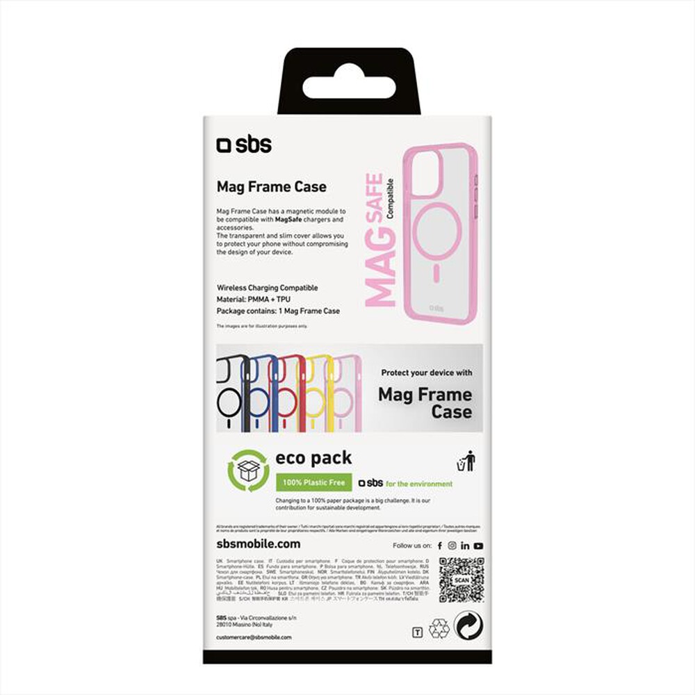 Immagine del prodotto SBS - Cover Mag Frame iPhone 16 Pro TEMAGCOLIP1661PP