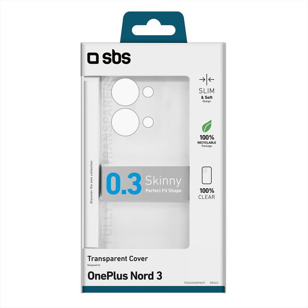 Immagine del prodotto SBS - Cover Skinny OnePlus Nord 3 TESKINONPN3T-Trasparente