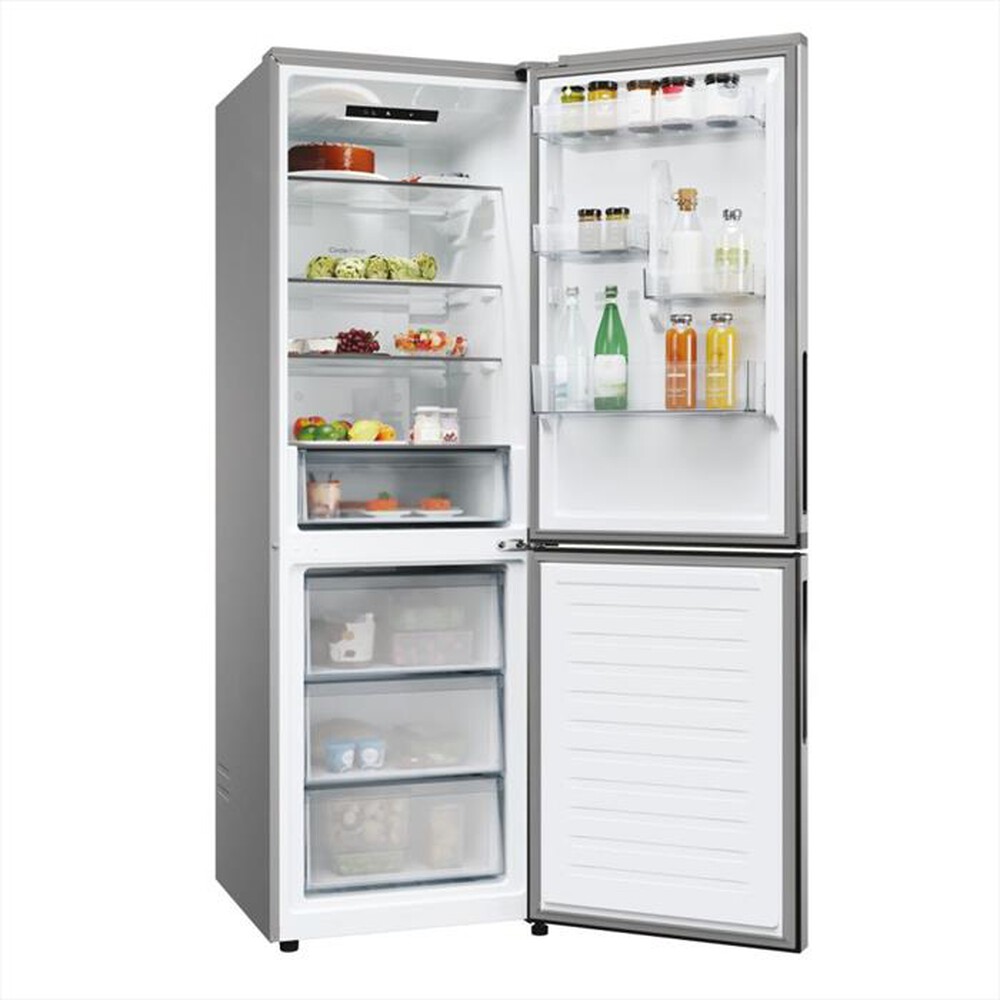 Immagine del prodotto CANDY - Frigorifero combinato CNCQ2T618EX Classe E 355 lt-Stainless steel