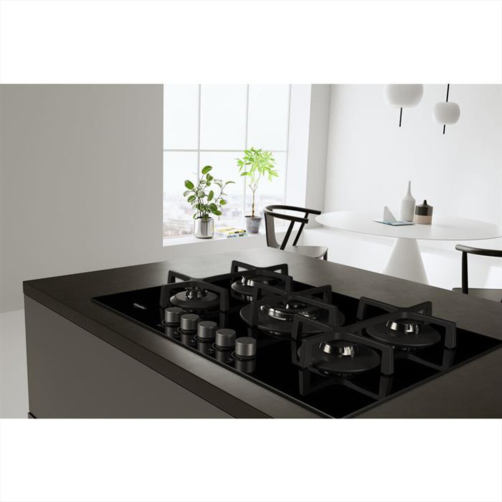 Immagine del prodotto WHIRLPOOL - Piano cottura a gas GOA 7523/NB 5 fuochi 73cm
