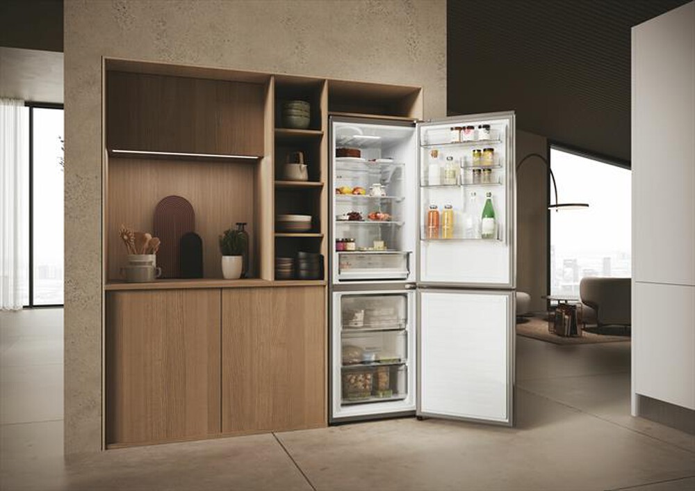 Immagine del prodotto HAIER - Frigorifero combinato HDPW3618DNPK Classe D 352 lt-Platino