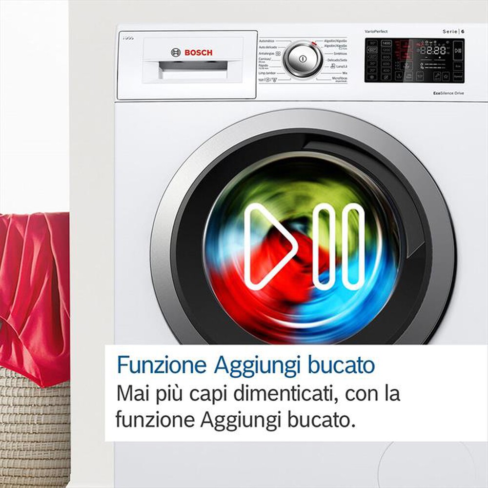 Immagine del prodotto BOSCH - Lavatrice Serie 4 WAN24009II 9Kg 1200g/m Classe A-Bianco