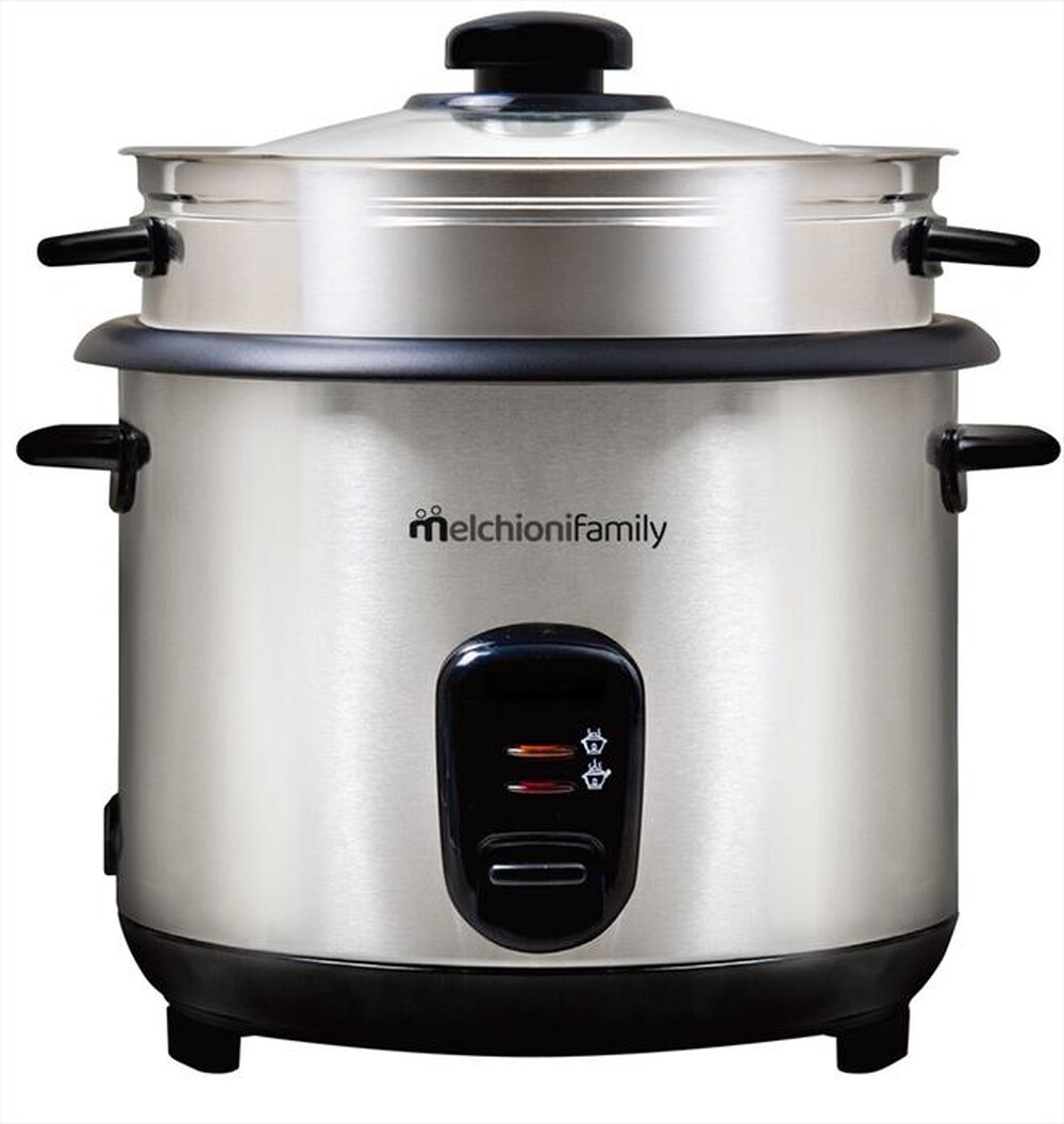 Immagine del prodotto MELCHIONI FAMILY - Cuociriso elettrico 1,8lt LOTO-Grigio / Acciaio