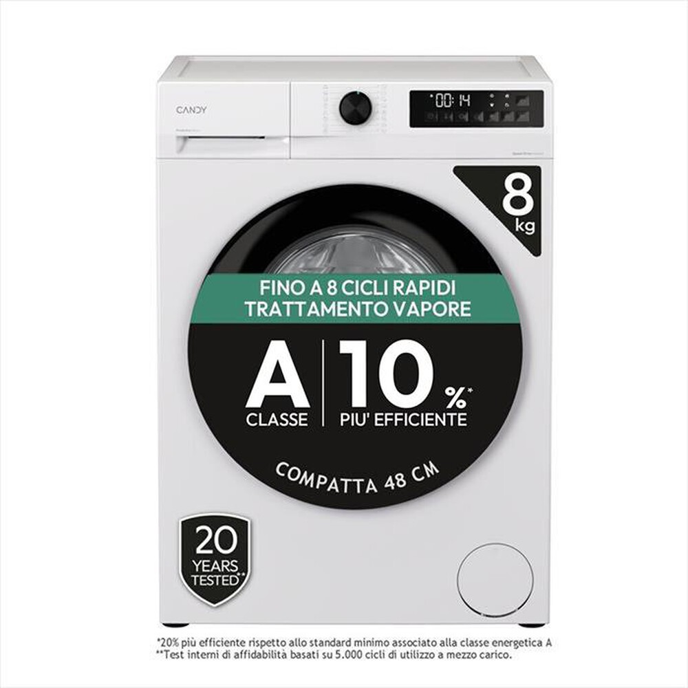 CANDY - Lavatrice GD 48SB6-S 8Kg Classe A-Bianco