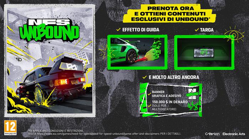 Immagine del prodotto ELECTRONIC ARTS - NEED FOR SPEED UNBOUND PS5