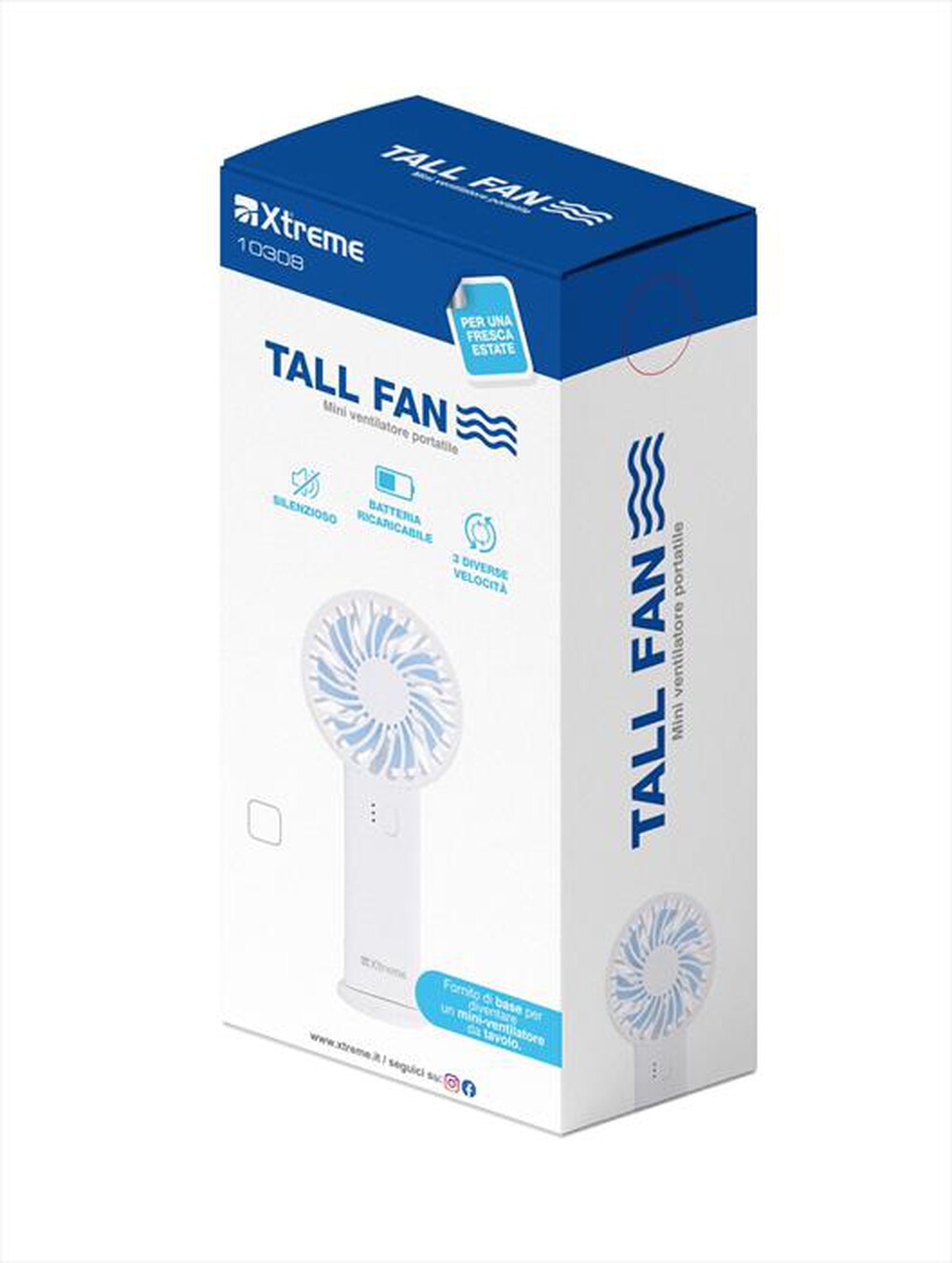 Immagine del prodotto XTREME - Ventilatore portatile 10308-bianco