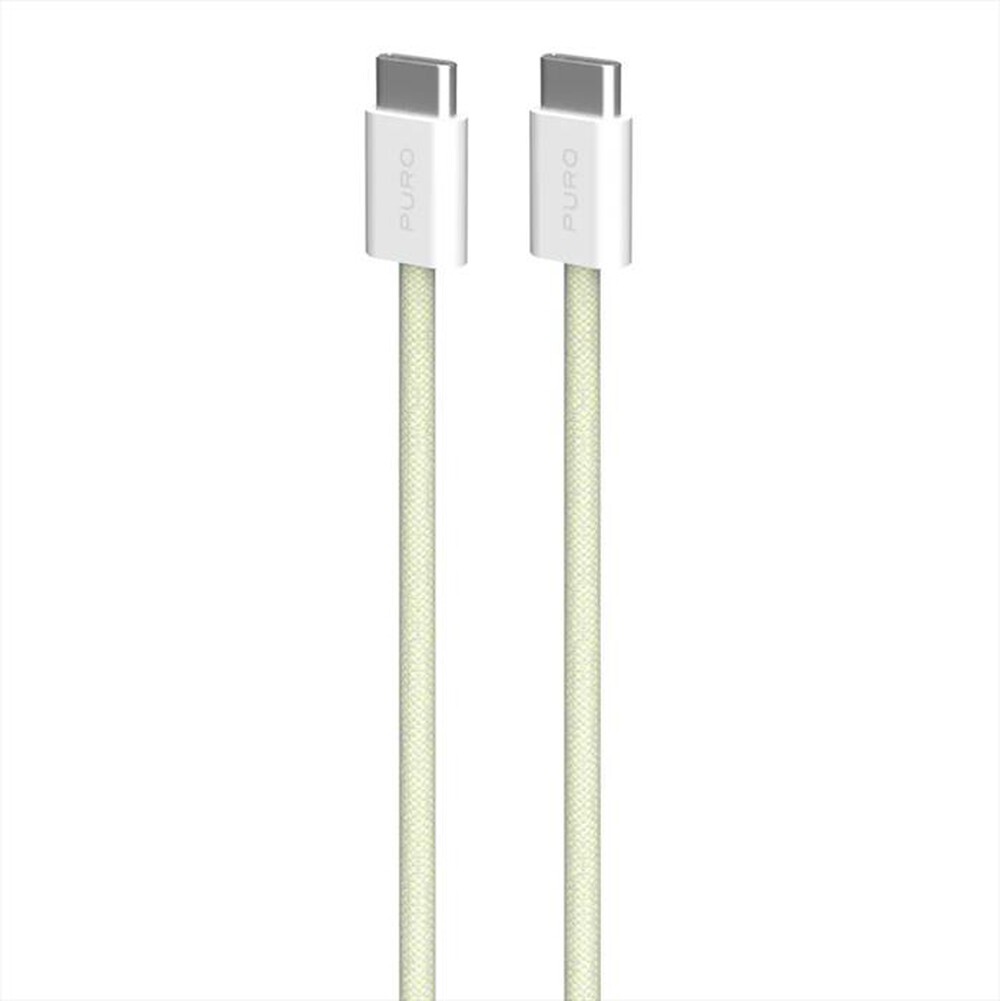 Immagine del prodotto SBS - Cavo in tessuto FABK4 da USB-C a USB-C 1.5m-Giallo