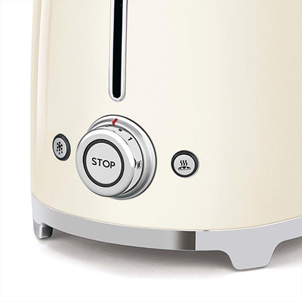 Immagine del prodotto SMEG - Tostapane 50's Style 2x4 fette &ndash; TSF02CREU-panna