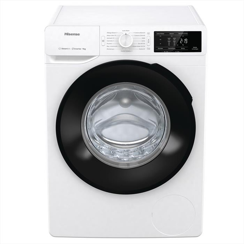 Immagine del prodotto HISENSE - Lavatrice WF3V942BW 9 Kg Classe A-Bianco/Nero