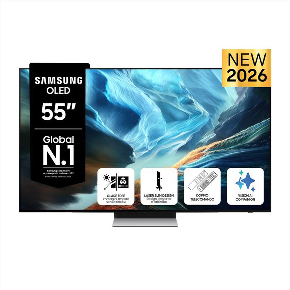 Immagine del prodotto SAMSUNG - Smart TV OLED 4K Vision AI 55" QE55S90HAEXZT-Graphite Black