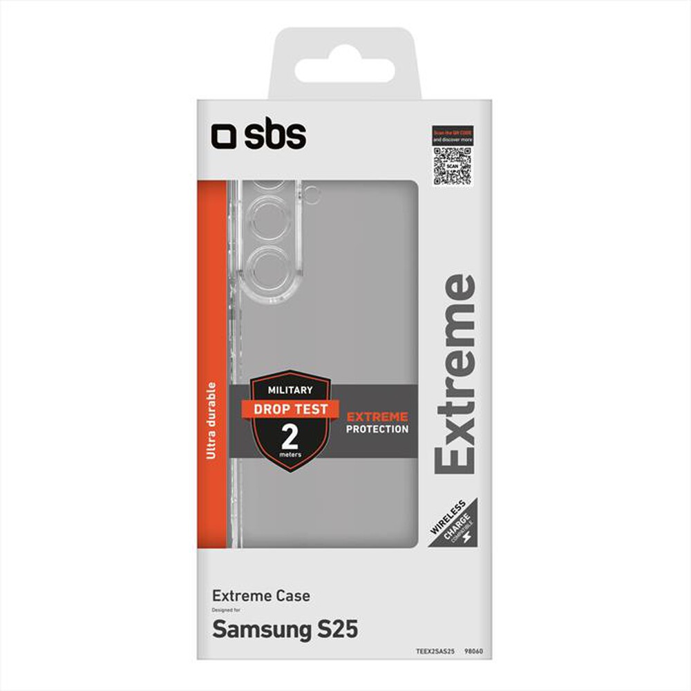 Immagine del prodotto SBS - Cover TEEX2SAS25 per Samsung Galaxy S25-Trasparente