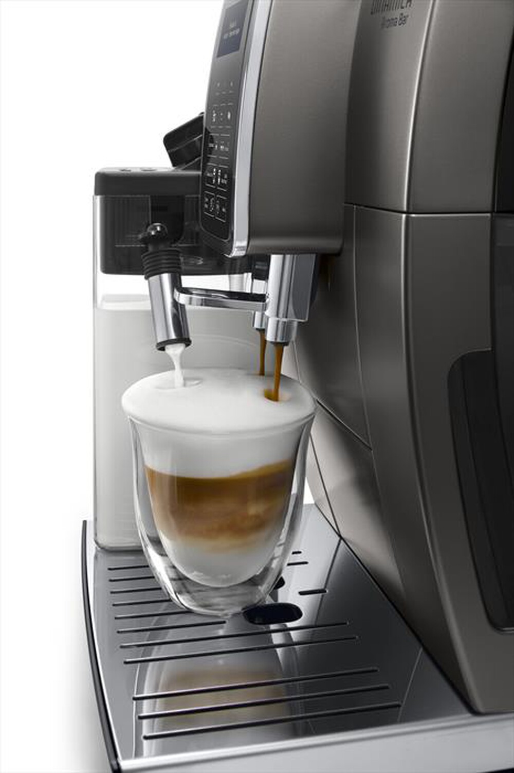 Immagine del prodotto DE LONGHI - Macchina da caff&egrave; Dinamica Aroma Bar ECAM359.57.TB-Titanio Nero