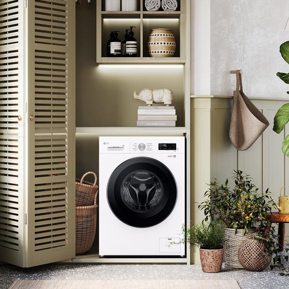 Immagine del prodotto LG - Lavatrice AI DD F4NX1008NWK SERIE X1 8kg Classe A-Ivory White