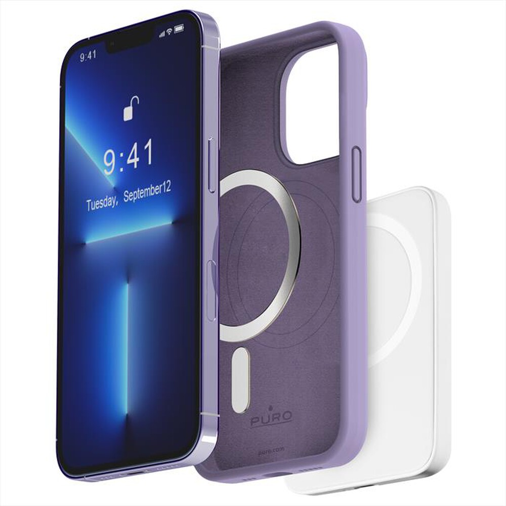 Immagine del prodotto PURO - Cover ICON MAG PUIPC14P61ICONMLVD per iPhone 14Pro-Tech Lavender