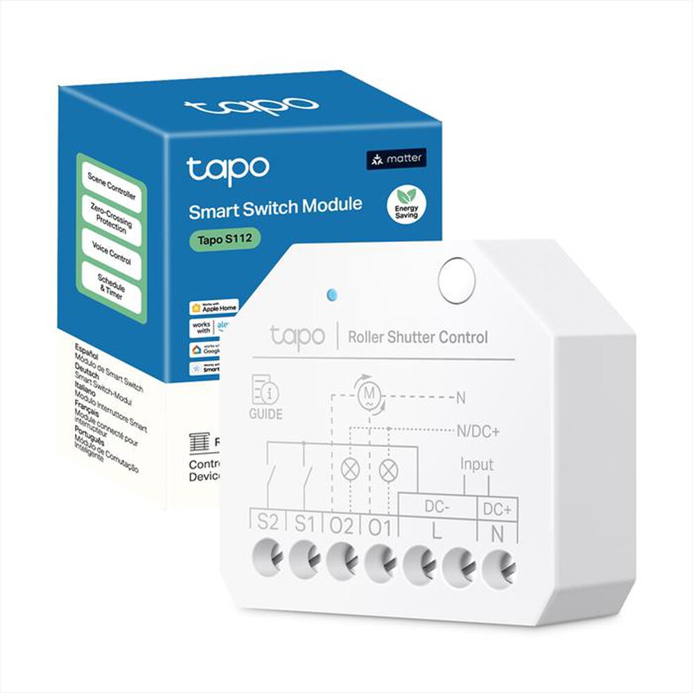 Immagine del prodotto TP-LINK - Modulo rel&egrave; smart compatto SMART SWITCH MODULE-Bianco