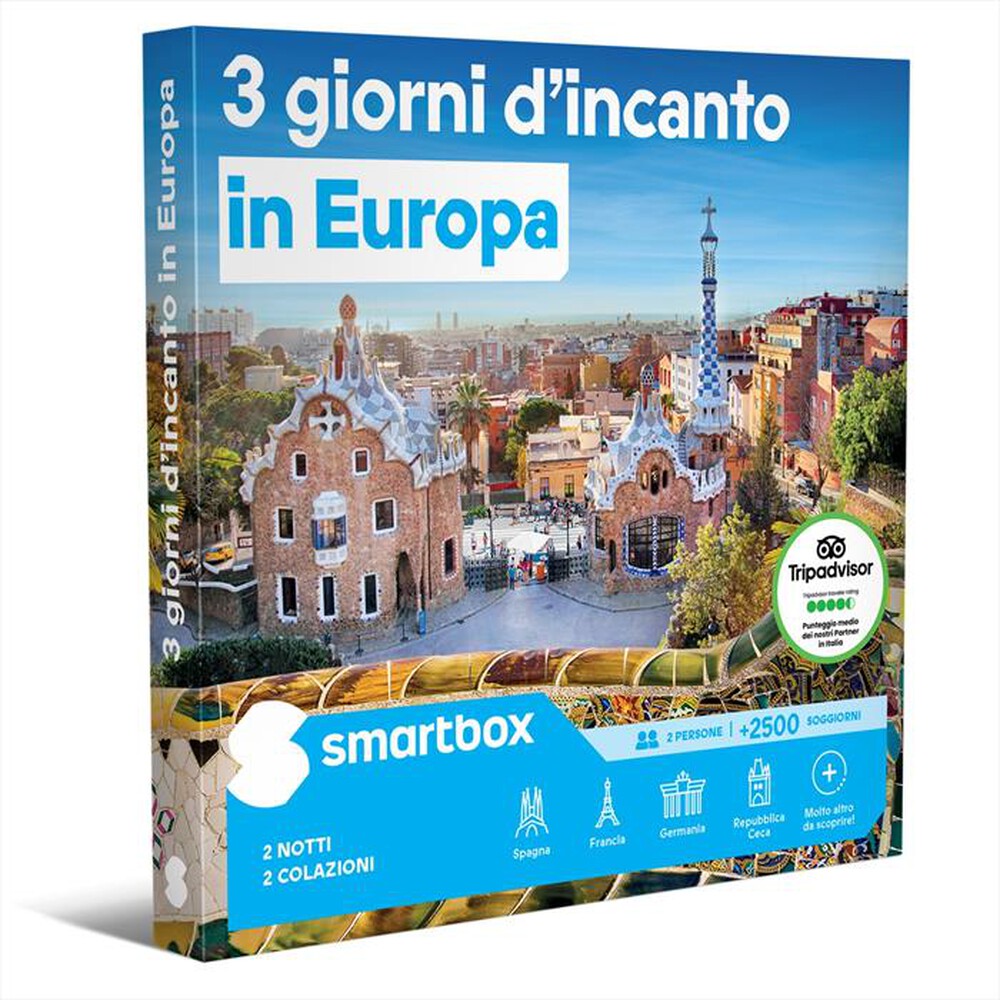 Immagine del prodotto SMARTBOX - 3 GIORNI DINCANTO IN EUROPA-eBox digitale