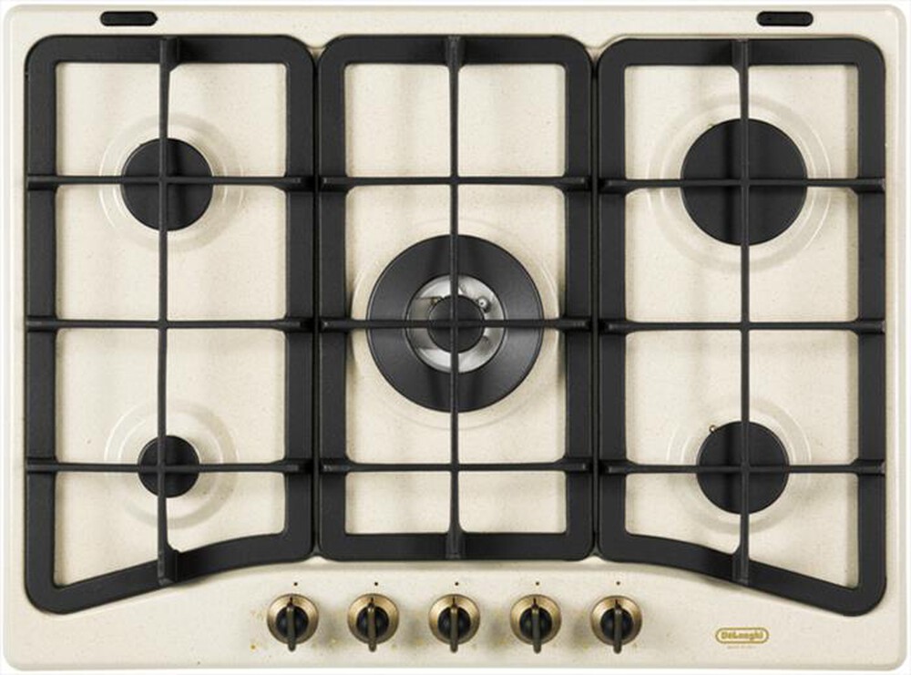 Immagine del prodotto DE LONGHI - Piano cottura a gas AVF 57 PRO 5 fuochi 68cm-Avena