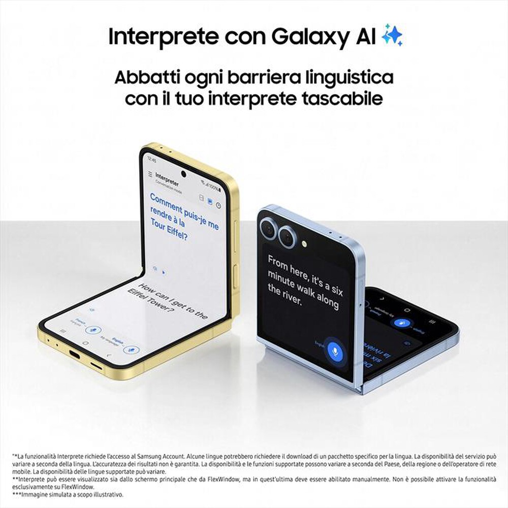 Immagine del prodotto SAMSUNG - Galaxy Z Flip6 12+256GB-Mint