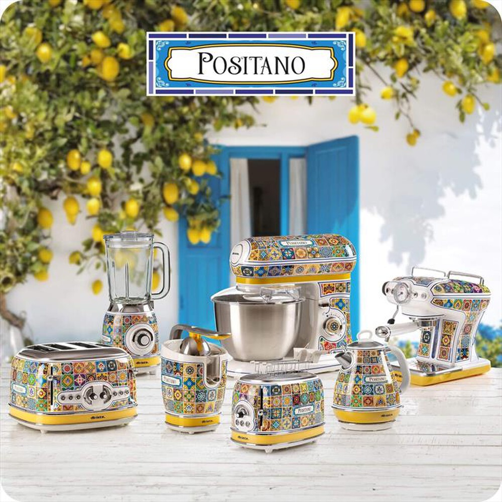 Immagine del prodotto ARIETE - 0583/0P FRULLATORE CON TAZZA IN VETRO POSITANO-Multicolore
