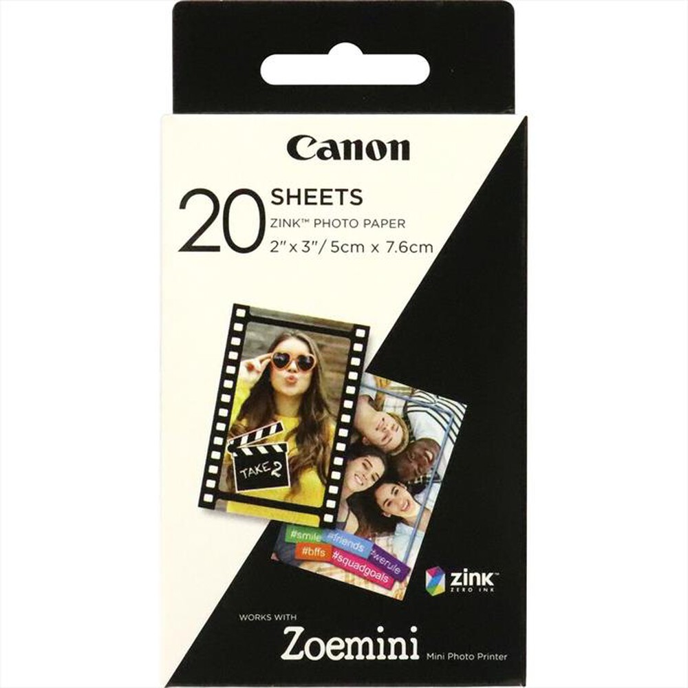 Immagine del prodotto CANON - CARTA ZINK ZP-2030 20 FOGLI EXP HB-White
