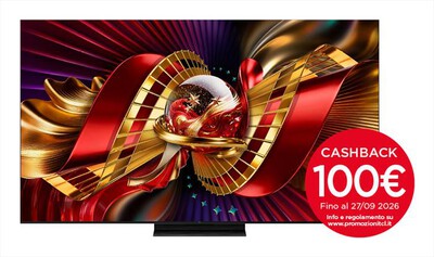 TCL - Smart TV SQD Mini LED 4K 55" 55C8L-Nero