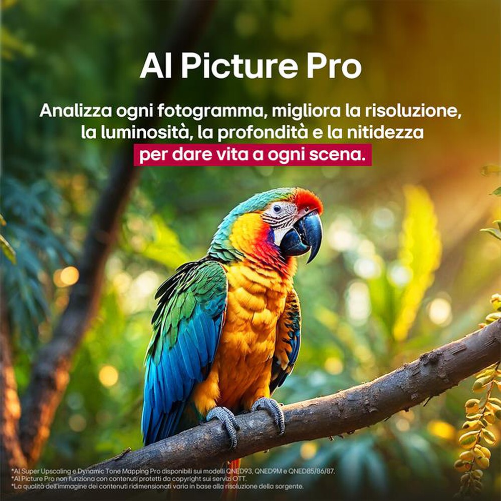 Immagine del prodotto LG - Smart TV MINI LED UHD 4K 55" EVO AI 55QNED93A6A-Black