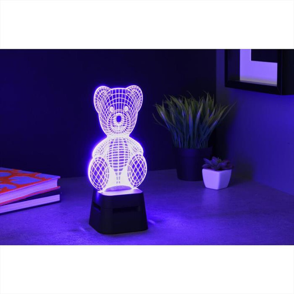 Immagine del prodotto CELLULARLINE - Speaker bluetooth led orsetto BTSPKACRYLIC1-Multicolore