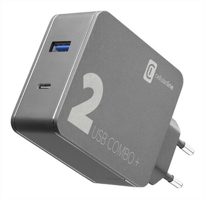 CELLULARLINE - ACHITKITC2CQCPD48K Carica batterie-Nero