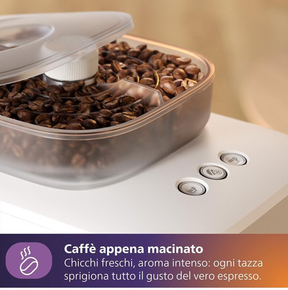 Immagine del prodotto PHILIPS - Macchina da caff&egrave; BARISTINA BEAN SWAP BAR320/00-Bianco / Bianco