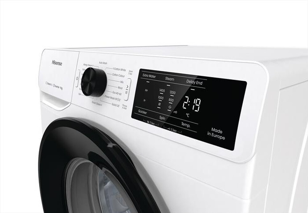 Immagine del prodotto HISENSE - Lavatrice WF3V942BW 9 Kg Classe A-Bianco/Nero