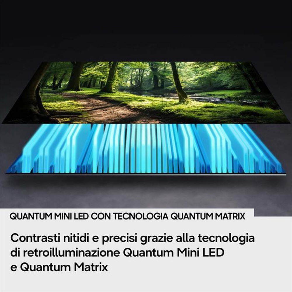 Immagine del prodotto SAMSUNG - Smart TV Mini LED UHD 4K 50" QE50QN70HAUXZT-Titan Gray