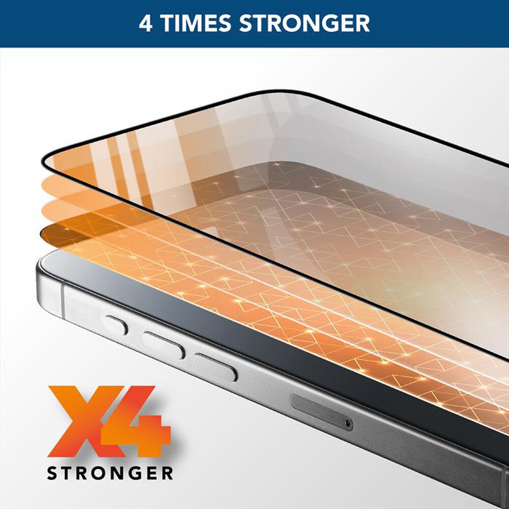 Immagine del prodotto CELLULARLINE - FORTIFIED XTREME GLASS - IPHONE 16 PRO MAX-Transparent
