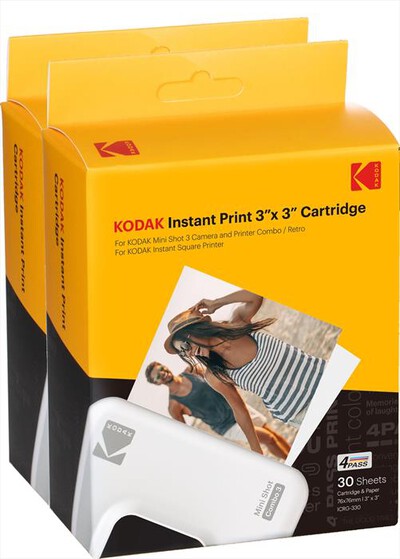 KODAK - Marta per macchine fotografiche Mini3/Mini3Retro-Bianco