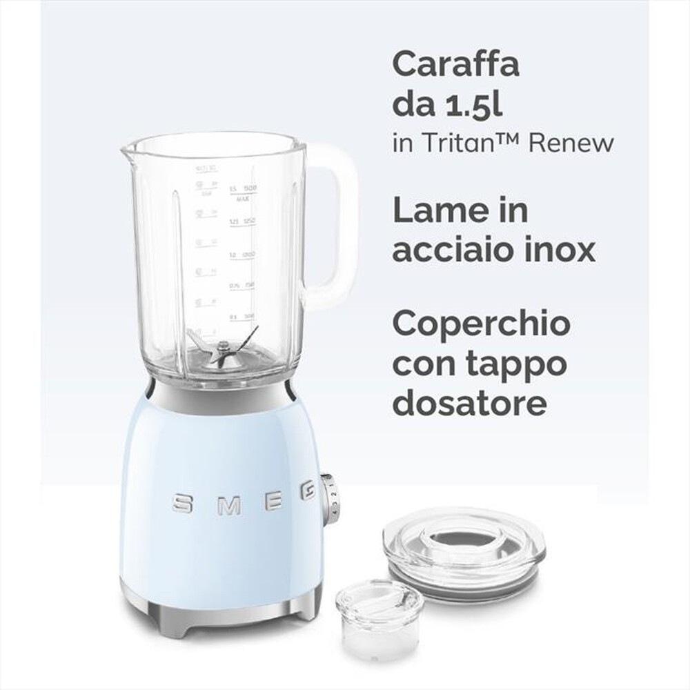 Immagine del prodotto SMEG - Frullatore da Tavolo 50's Style- BLF03PBEU-Azzurro
