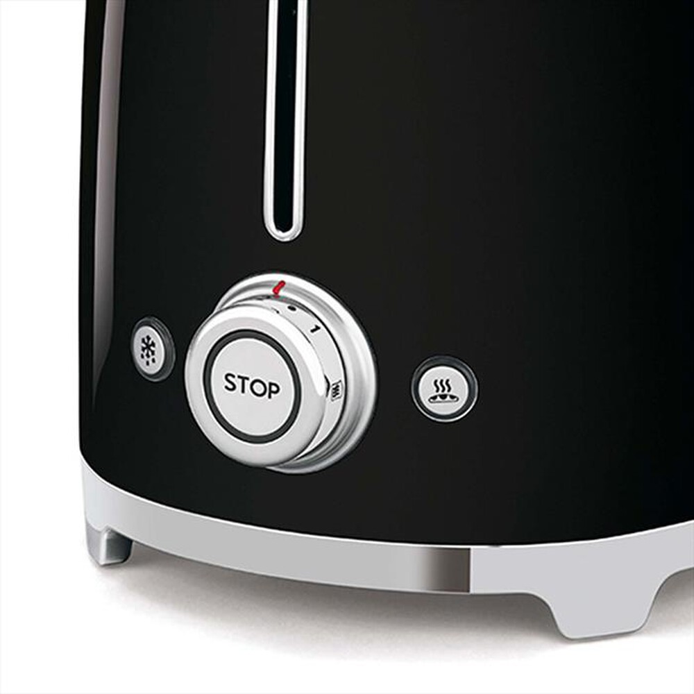 Immagine del prodotto SMEG - Tostapane 50's Style 2x4 fette &ndash; TSF02BLEU-nero
