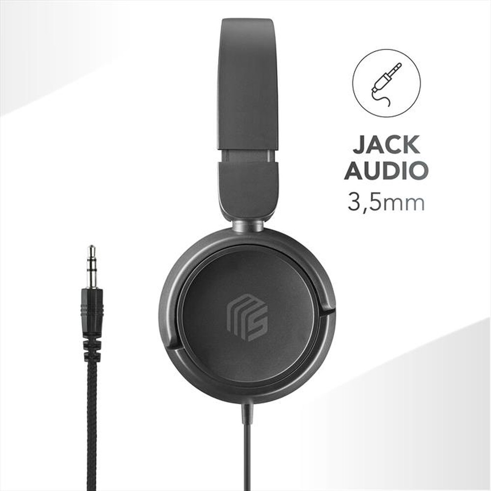 Immagine del prodotto CELLULARLINE - Cuffie a padiglione chiuso MUSICSOUNDFULLCK-Nero