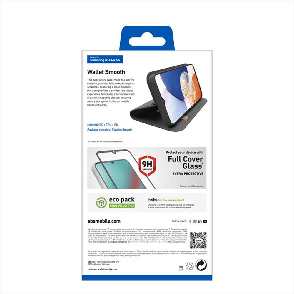 Immagine del prodotto SBS - Cover TEBKLITESAA144GK per Samsung A14 4G-Nero