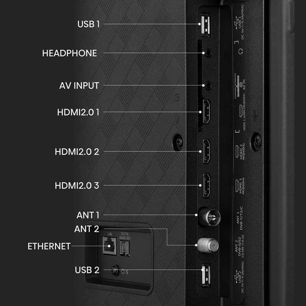 Immagine del prodotto HISENSE - Smart TV LED UHD 4K 65" 65A69K-Black