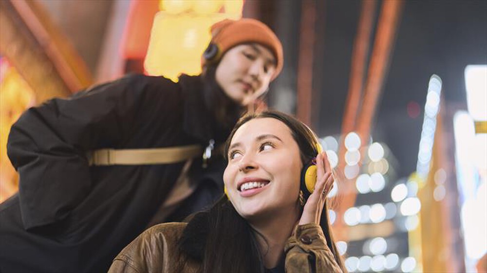 Immagine del prodotto PHILIPS - Cuffie wireless on-ear Moving Sound TAMS1YL/00-Yellow