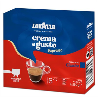 LAVAZZA - Crema e Gusto Classico Caff&egrave; Macinato 2x250