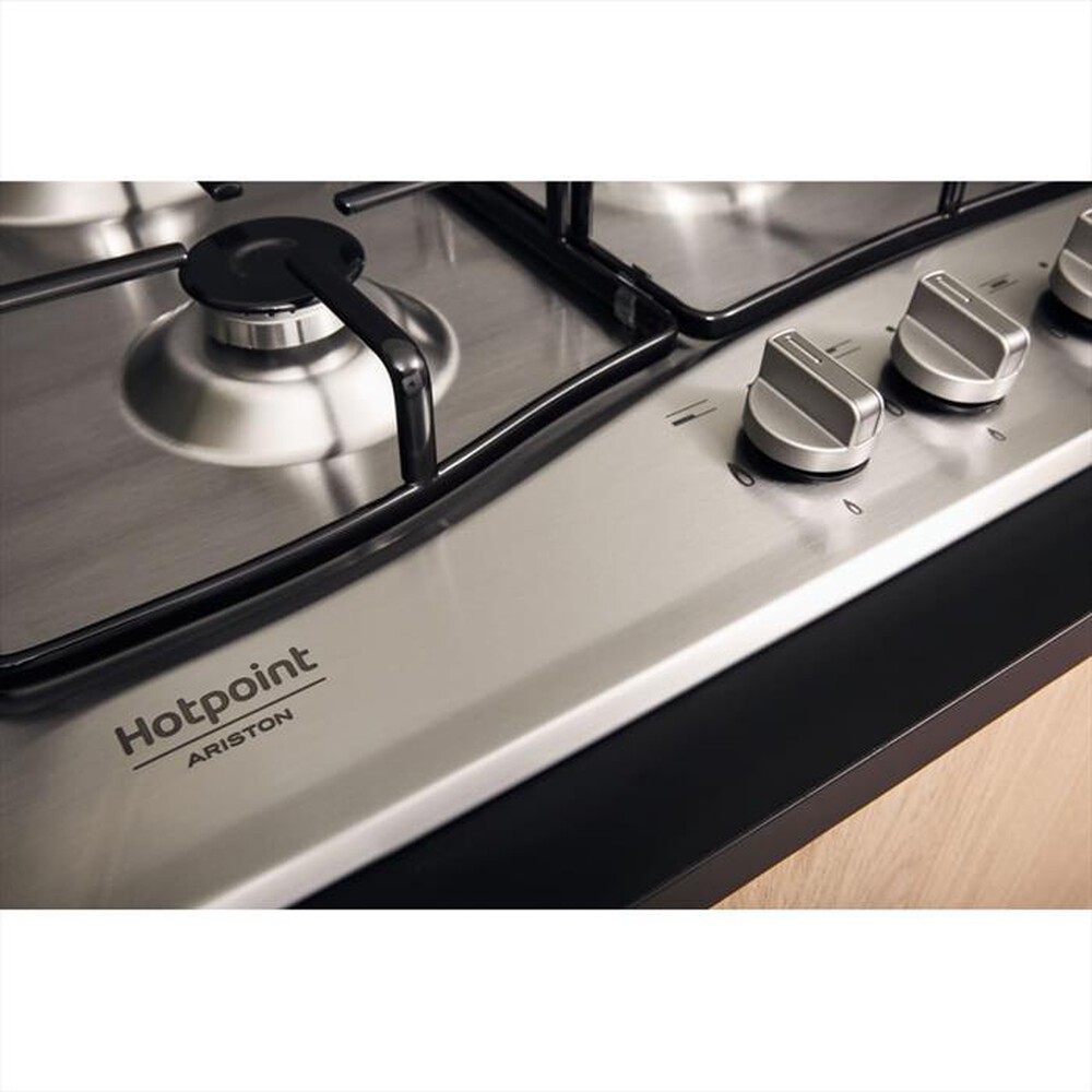 Immagine del prodotto HOTPOINT ARISTON - Piano cottura a gas PCN 752 T/IX/HAR 75cm-Inox