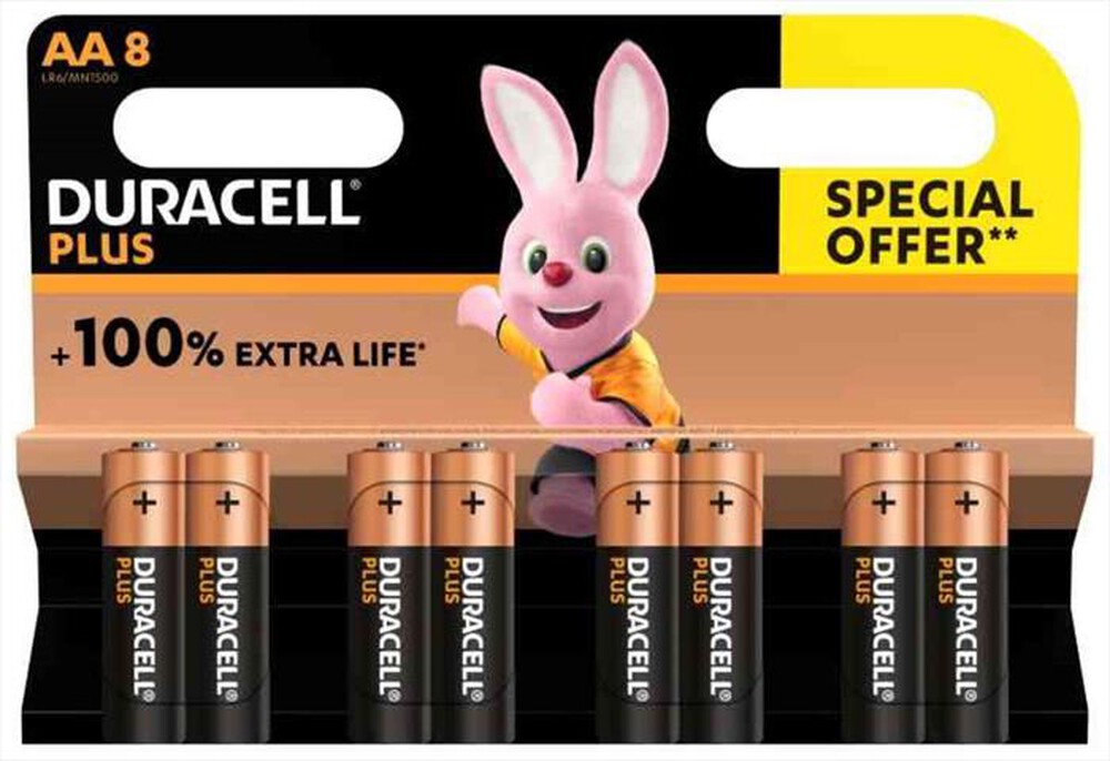 Immagine del prodotto DURACELL - PLUS 100 STILO AA B8