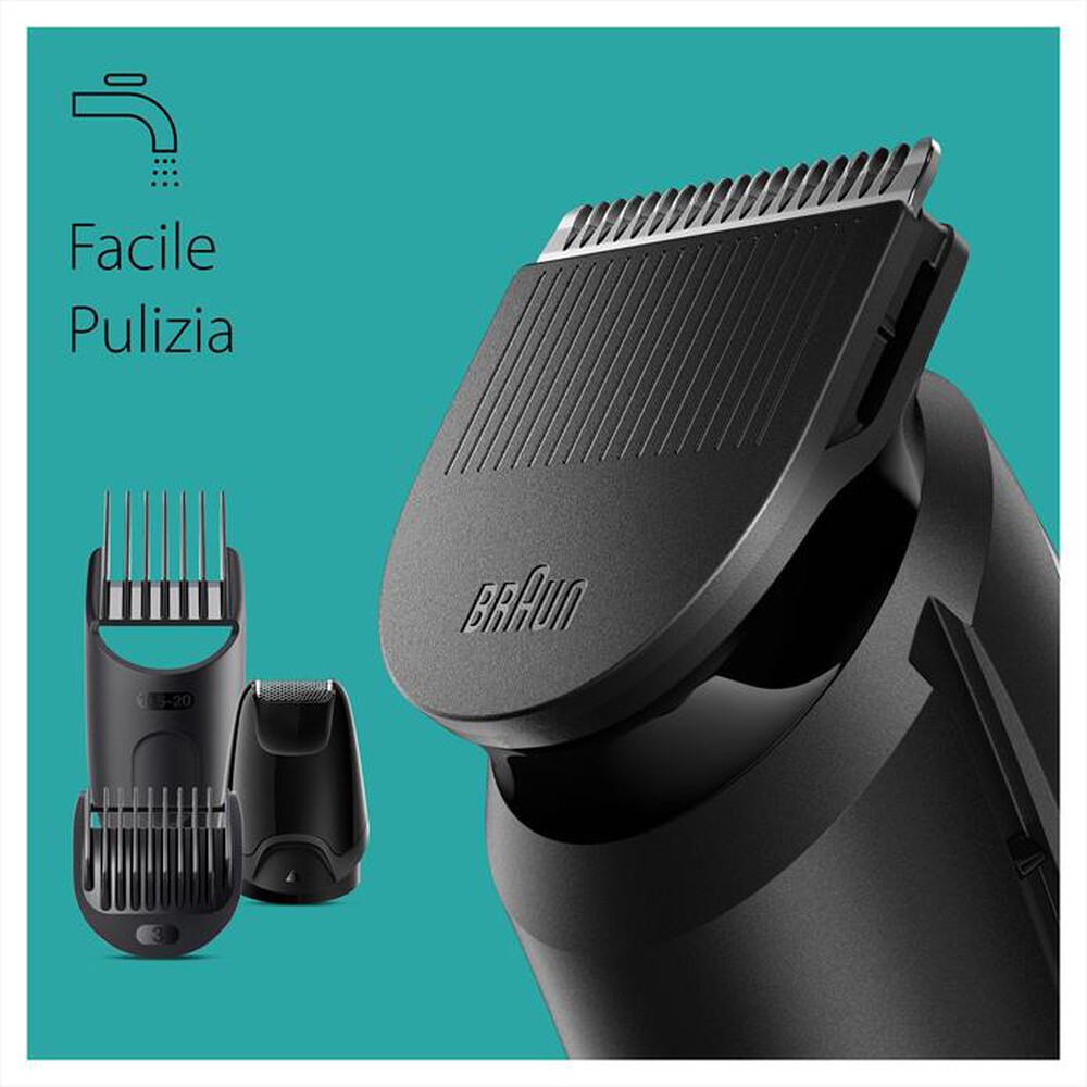 Immagine del prodotto BRAUN - Regolabarba MGK3410-NERO